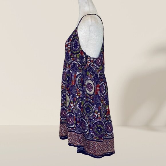 Xhilaration Sleeveless Medallion Print Dress 🌸 | XXL | Boho Chic Vibes - Picture 3 of 6